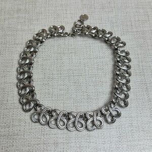 Vintage Silver tone Anne Klein II Statement Necklace